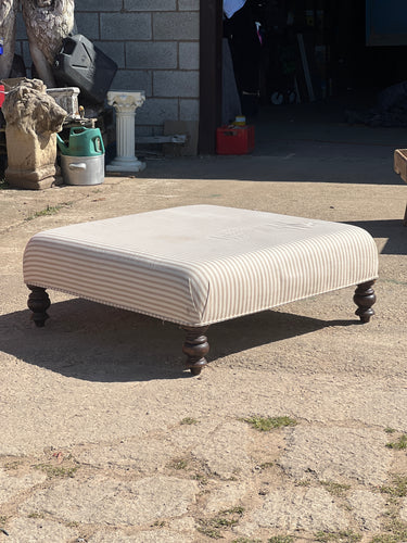 French upholstered footstool circa 1950