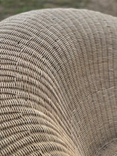 Load image into Gallery viewer, Circa 1950, pair of large wicker chairs in manner of isamu kenmochi