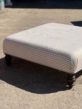 Load image into Gallery viewer, French upholstered footstool circa 1950