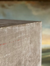 Load image into Gallery viewer, Brutalist inspired faux concrete plinth
