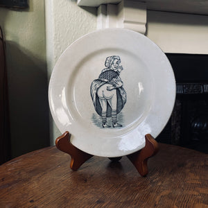 Victorian ‘risqué’ plate