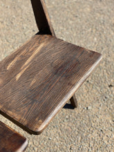 Load image into Gallery viewer, Antique folding bench