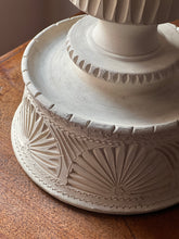 Load image into Gallery viewer, Tunisian ceramic fretwork lamp circa 1960