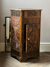 Load image into Gallery viewer, Circa 1900 French folk art slat twig cabinet