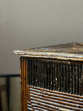 Load image into Gallery viewer, Circa 1900 French folk art slat twig cabinet
