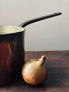 22cm copper pan circa 1850