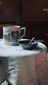 19th century Pratt ware mug