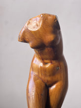Load image into Gallery viewer, Midcentury ceramic female torso sculpture.