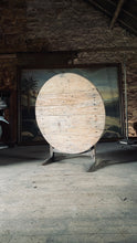 Load image into Gallery viewer, Antique French pine wine tasting table
