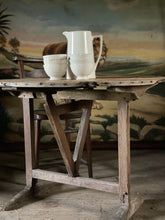 Load image into Gallery viewer, Antique French pine wine tasting table