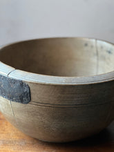 Load image into Gallery viewer, Large 19th century sycamore dairy bowl