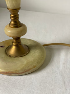 Onyx table lamp circa 1980