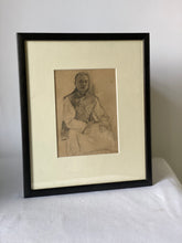 Load image into Gallery viewer, Circa 1906 pencil portrait