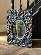 Load image into Gallery viewer, Oak gothic carved mirror. Early 20th century