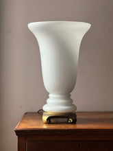 Load image into Gallery viewer, French Vianne opaline glass table lamp circa 1970