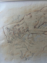 Load image into Gallery viewer, Artist study of woman reclining in bed