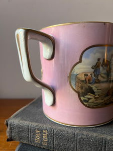 19th century Pratt ware mug
