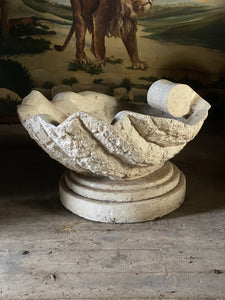 Mactan stone coffee table circa 1980