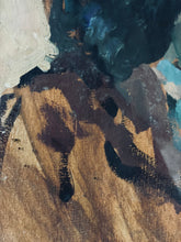 Load image into Gallery viewer, Mid 20th century Expresionist portrait oil on canvas.