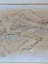 Load image into Gallery viewer, Franco matania (1922-2006) pencil and pastel study