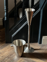 Load image into Gallery viewer, French Art Deco Silver Plated Champagne Bucket Stand c.1930