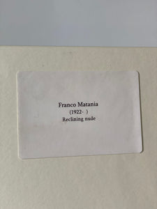 Franco matania (1922-2006) pencil and pastel study