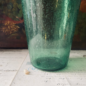 C1920 Hand blown glass vase
