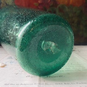 C1920 Hand blown glass vase